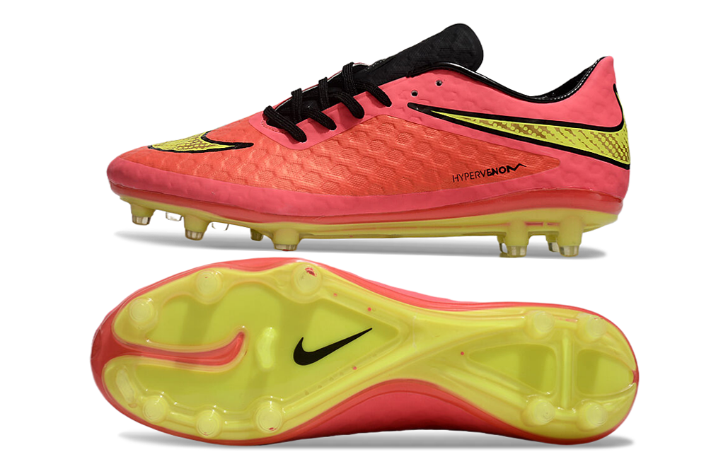 Nike Hypervenom ピンク/イエロー FG Chuteira Campo NIKE Hypervenom Phantom FG – Grupo R7sport