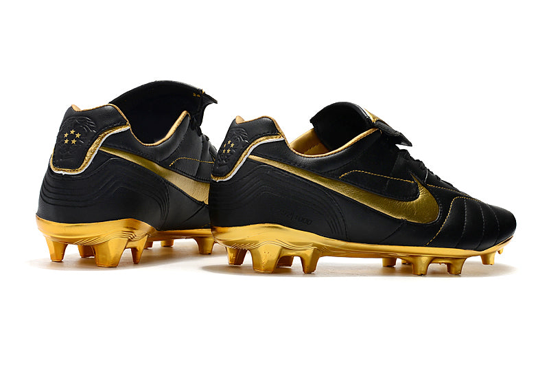 CHUTEIRA NIKE TIEMPO LEGEND 7 ELITE FG R10 PRETO/DOURADO – Grupo