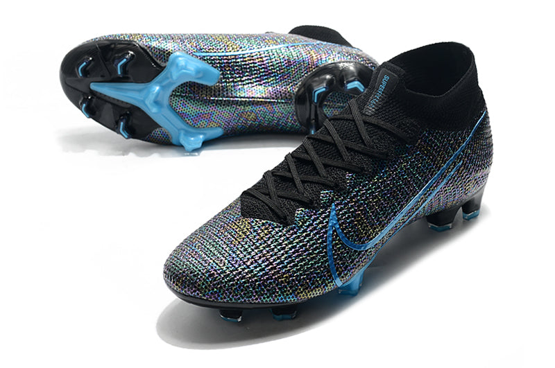 CHUTEIRA NIKE MERCURIAL SUPERFLY 7 FG ELITE AZUL/PRETO – Grupo R7sport
