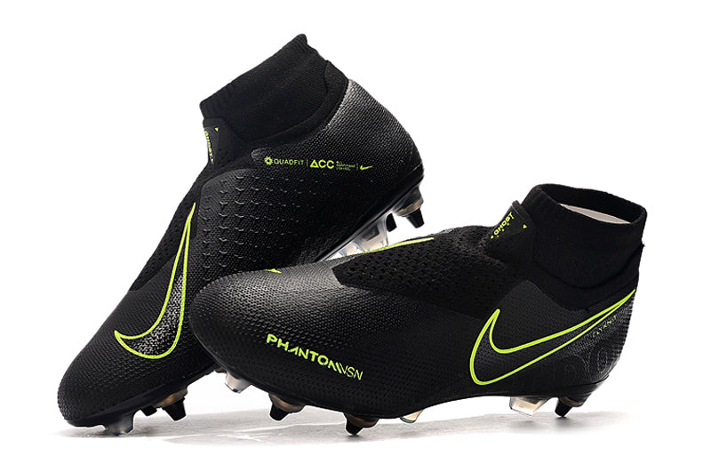 CHUTEIRA NIKE PHANTOM VISION ELITE DYNAMIC FIT SG PRETA / VERDE