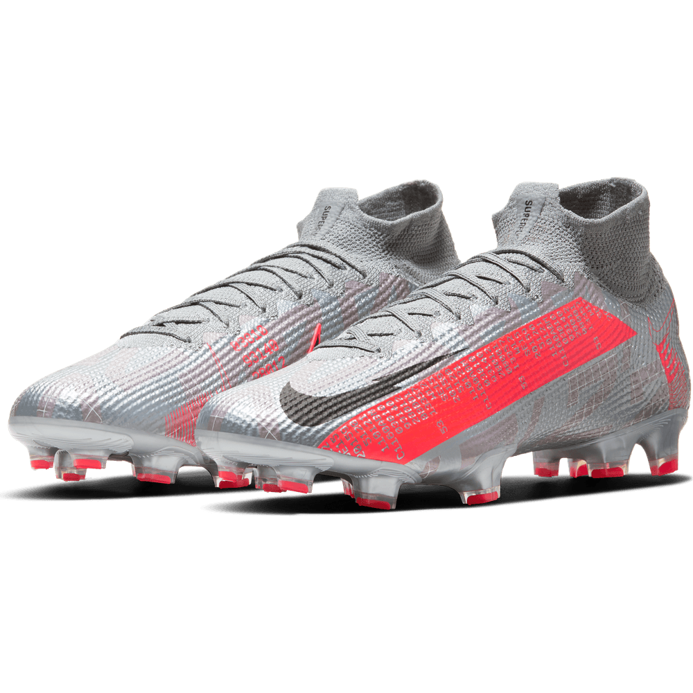 CHUTEIRA NIKE MERCURIAL SUPERFLY 7 FG ELITE CINZA/VERMELHO – Grupo CHUTEIRA NIKE MERCURIAL SUPERFLY 7 FG ELITE CINZA/VERMELHO – Grupo