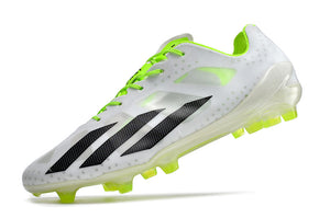 Chuteira de Campo ADIDAS X CrazyFast+ FG Branco/Verde/Preto