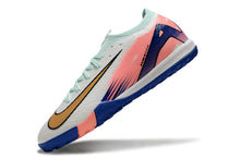 Carregar imagem no visualizador da galeria, Chuteira Nike Mercurial Vapor 16 Elite Society - Branco/Rosa/Azul
