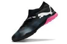 Carregar imagem no visualizador da galeria, Chuteira Puma Future 7 Match Society - Preto/Branco/Rosa
