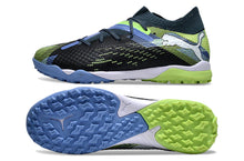 Carregar imagem no visualizador da galeria, Chuteira Puma Future 7 Match Society - Preto/Azul/Verde
