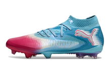 Carregar imagem no visualizador da galeria, Chuteira Campo Puma Future 8 Ultimate FG Re-Charge Azul - Rosa
