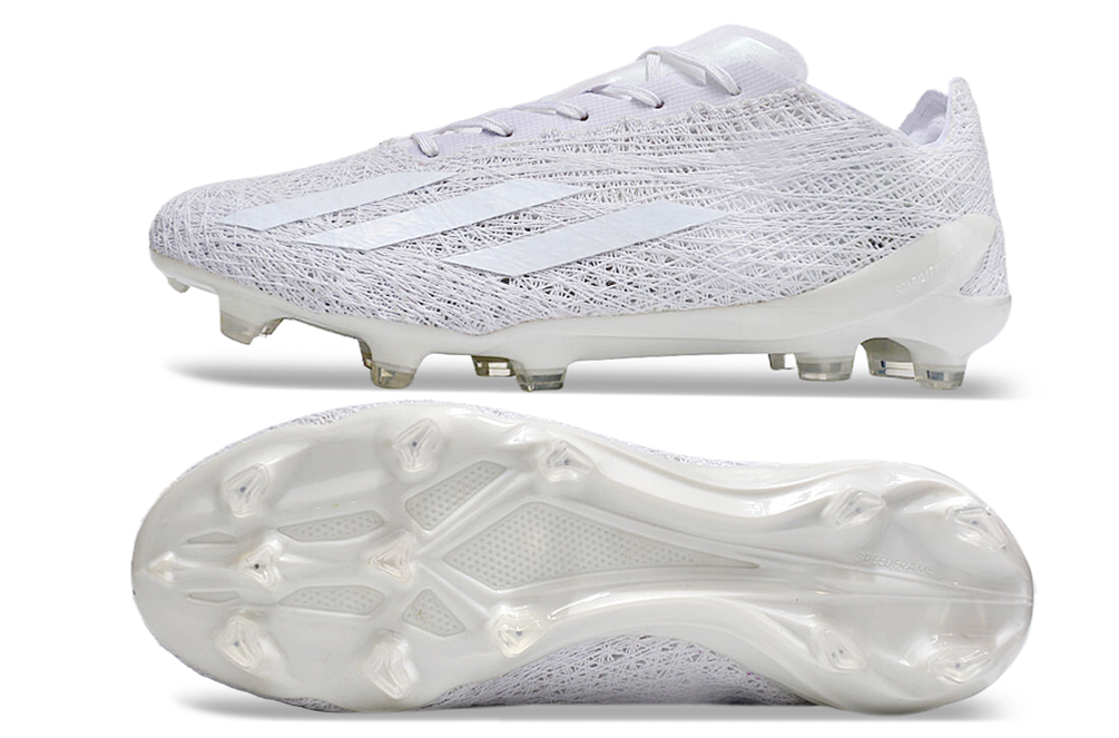 Chuteira de Campo ADIDAS X CrazyFast Strung+ FG Branco