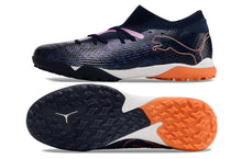 Carregar imagem no visualizador da galeria, Chuteira Puma Future 7 Match Society - Preto/Laranja/Preto

