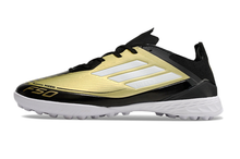 Carregar imagem no visualizador da galeria, Chuteira Society ADIDAS F50 Pro Messi Triunfo Dorado
