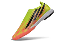Carregar imagem no visualizador da galeria, Chuteira Adidas F50 Hyperfast Laceless TF - Verde
