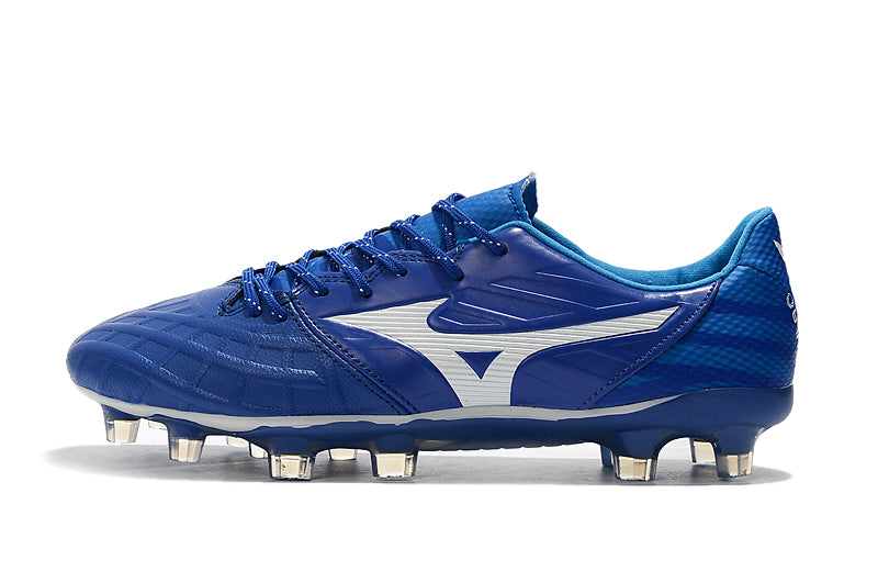 CHUTEIRA MIZUNO REBULA V3 FG AZUL/BRANCO – Grupo R7sport