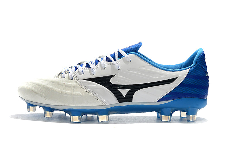 CHUTEIRA MIZUNO REBULA V3 FG BRANCO/AZUL/PRETO – Grupo R7sport