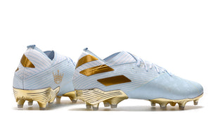 CHUTEIRA ADIDAS NEMEZIZ 19.1 FG DOURADO/BRANCO