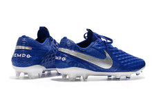Carregar imagem no visualizador da galeria, CHUTEIRA NIKE TIEMPO LEGEND 8 ELITE FG &quot;NEW LIGHTS&quot; AZUL/PRATA
