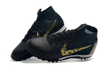 Carregar imagem no visualizador da galeria, CHUTEIRA NIKE MERCURIAL SUPERFLY 6 ELITE TF &quot;BLACK LUX&quot; PRETO/DOURADO
