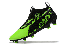 CHUTEIRA PUMA ONE 19.1 FG/AG "HACKED" VERDE/PRETO
