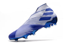 Carregar imagem no visualizador da galeria, CHUTEIRA ADIDAS NEMEZIZ 19+ FG AZUL/BRANCO
