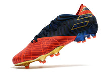 Carregar imagem no visualizador da galeria, CHUTEIRA ADIDAS NEMEZIZ 19.1 FG &quot;SPIDER MAN&quot; VERMELHO/AZUL
