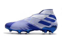 Carregar imagem no visualizador da galeria, CHUTEIRA ADIDAS NEMEZIZ 19+ FG AZUL/BRANCO
