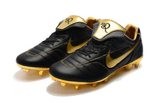 Carregar imagem no visualizador da galeria, CHUTEIRA NIKE TIEMPO LEGEND 7 ELITE FG R10 PRETO/DOURADO
