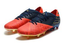Carregar imagem no visualizador da galeria, CHUTEIRA ADIDAS NEMEZIZ 19.1 FG &quot;SPIDER MAN&quot; VERMELHO/AZUL
