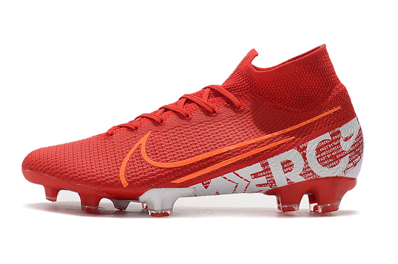 NIKE Mercurial Superfly Ⅶ Elite KM FG CHUTEIRA NIKE MERCURIAL SUPERFLY 7 FG ELITE VERMELHO/BRANCO