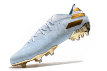 Carregar imagem no visualizador da galeria, CHUTEIRA ADIDAS NEMEZIZ 19.1 FG DOURADO/BRANCO
