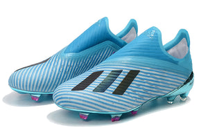 CHUTEIRA ADIDAS X 19+ FG "HARDWIRED" AZUL/PRETO