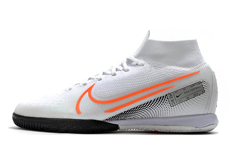 CHUTEIRA NIKE MERCURIAL SUPERFLY 7 ELITE IC BRANCO/LARANJA – Grupo