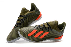 CHUTEIRA ADIDAS X 19.1 TF "VERDE CAMUFLADO/LARANJA"