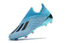 Carregar imagem no visualizador da galeria, CHUTEIRA ADIDAS X 19+ FG &quot;HARDWIRED&quot; AZUL/PRETO
