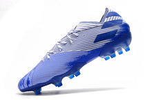 Carregar imagem no visualizador da galeria, CHUTEIRA ADIDAS NEMEZIZ 19.1 FG AZUL/BRANCO
