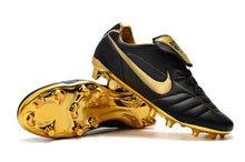 Carregar imagem no visualizador da galeria, CHUTEIRA NIKE TIEMPO LEGEND 7 ELITE FG R10 PRETO/DOURADO
