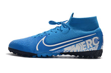 Carregar imagem no visualizador da galeria, CHUTEIRA NIKE MERCURIAL SUPERFLY 7 ELITE TF &quot;NEW LIGHTS&quot; AZUL/BRANCO
