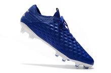 Carregar imagem no visualizador da galeria, CHUTEIRA NIKE TIEMPO LEGEND 8 ELITE FG &quot;NEW LIGHTS&quot; AZUL/PRATA
