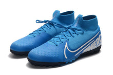 Carregar imagem no visualizador da galeria, CHUTEIRA NIKE MERCURIAL SUPERFLY 7 ELITE TF &quot;NEW LIGHTS&quot; AZUL/BRANCO
