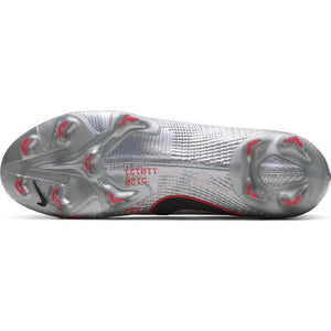 CHUTEIRA NIKE MERCURIAL VAPOR 13 FG ELITE CINZA/VERMELHO