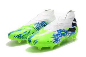 CHUTEIRA ADIDAS NEMEZIZ 19+ FG BRANCO/PRETO/VERDE/AZUL