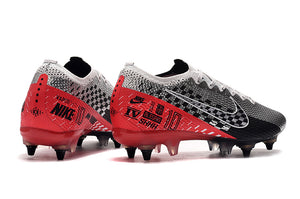 CHUTEIRA NIKE MERCURIAL VAPOR 13 ELITE SG "NEYMAR" VERMELHO/BRANCO/PRATA/PRETO
