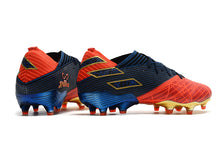 Carregar imagem no visualizador da galeria, CHUTEIRA ADIDAS NEMEZIZ 19.1 FG &quot;SPIDER MAN&quot; VERMELHO/AZUL
