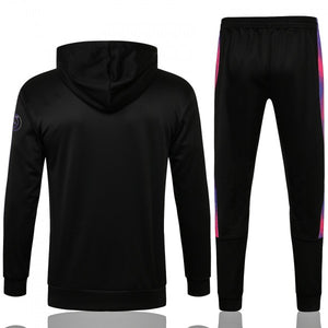 Agasalho PSG x Jordan 2021 Canguru Paris Preto Rosa