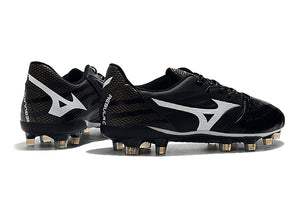 CHUTEIRA MIZUNO REBULA V3 FG BRANCO/PRETO