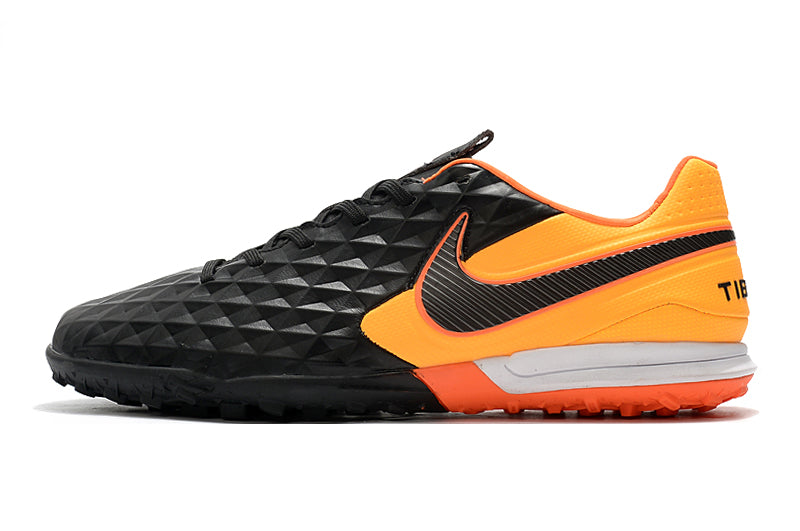 CHUTEIRA NIKE TIEMPO LEGEND 8 PRO TF PRETO/LARANJA – Grupo R7sport